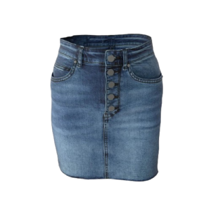 Saia Jeans azul para mulher